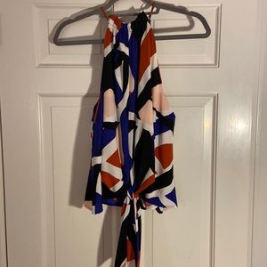 Printed Sleeveless Top